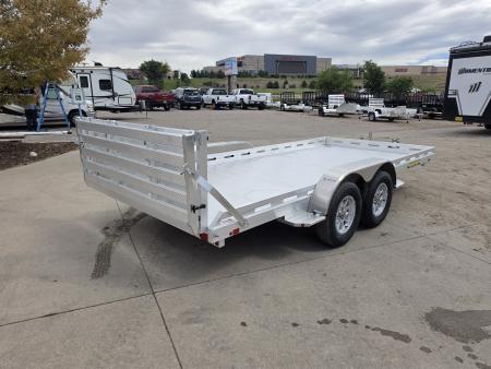 New 2027 Aluma 8016TA-EL-BT-RTD Utility Trailer
