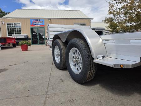 New 2027 Aluma 8016TA-EL-BT-RTD Utility Trailer