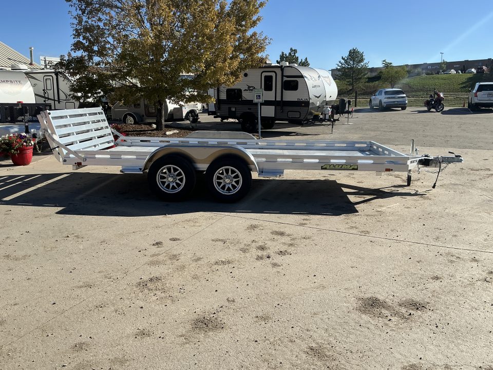New 2027 Aluma 8016TA-EL-BT-RTD Utility Trailer