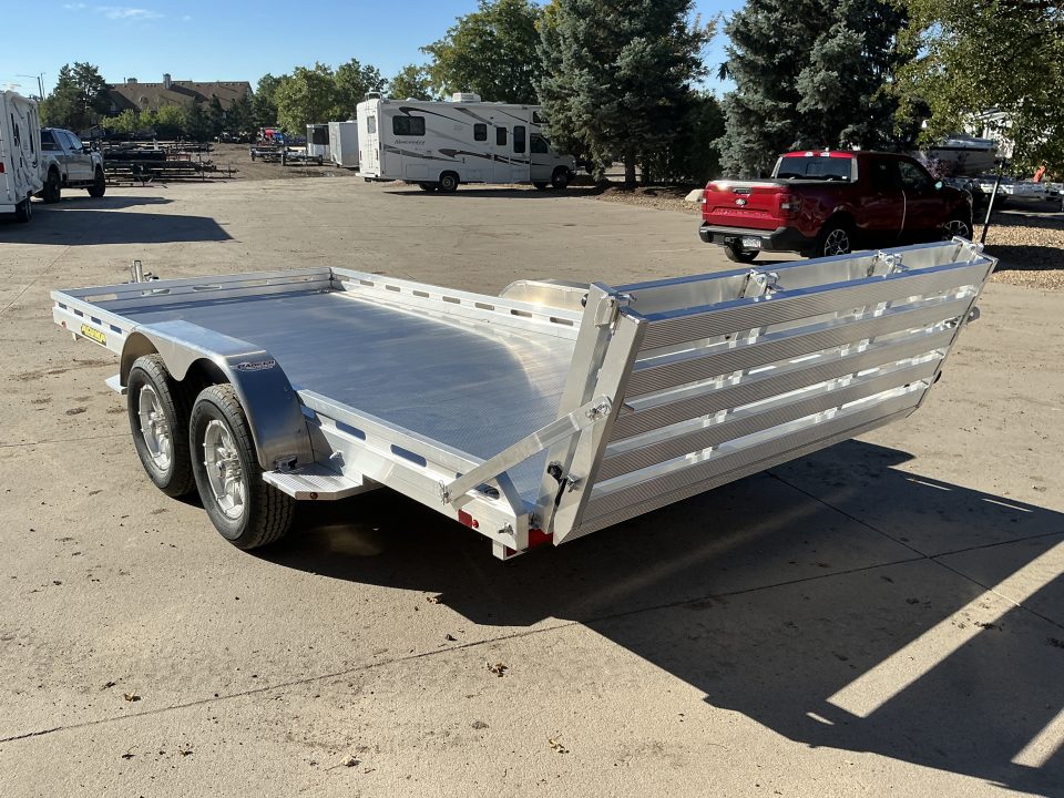New 2027 Aluma 8016TA-EL-BT-RTD Utility Trailer