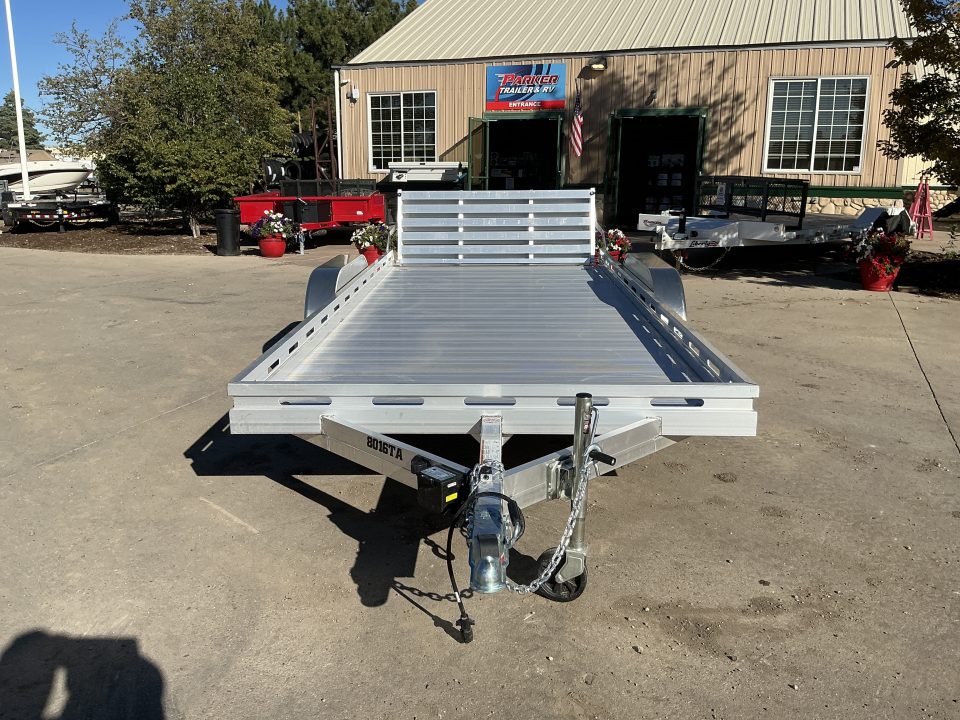 New 2027 Aluma 8016TA-EL-BT-RTD Utility Trailer