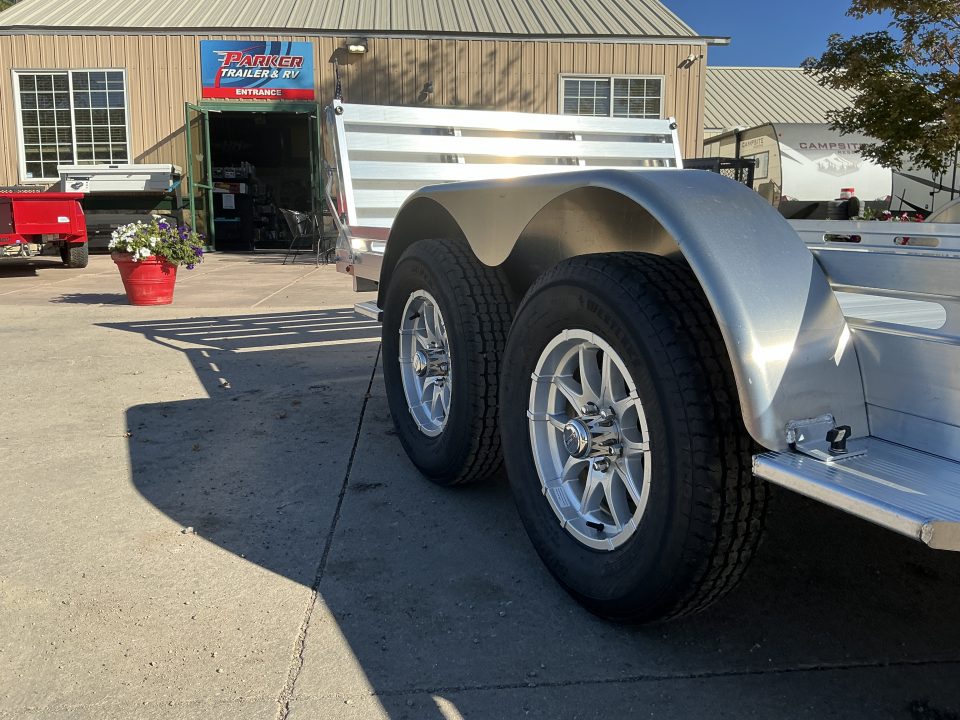 New 2027 Aluma 8016TA-EL-BT-RTD Utility Trailer