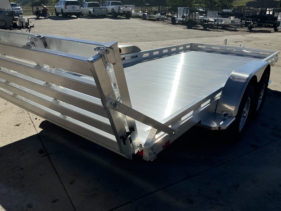 New 2027 Aluma 8016TA-EL-BT-RTD Utility Trailer