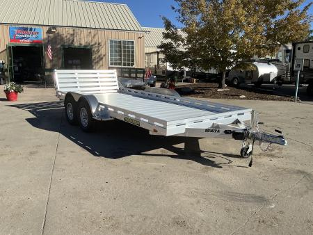 New 2027 Aluma 8016TA-EL-BT-RTD Utility Trailer