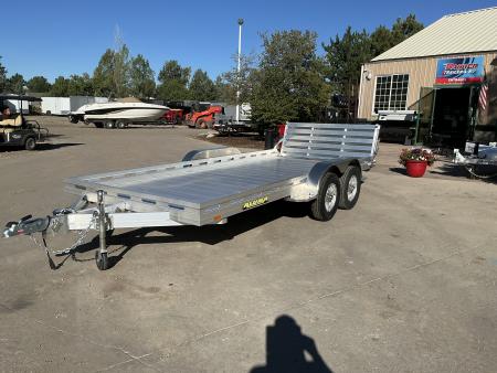 New 2027 Aluma 8016TA-EL-BT-RTD Utility Trailer