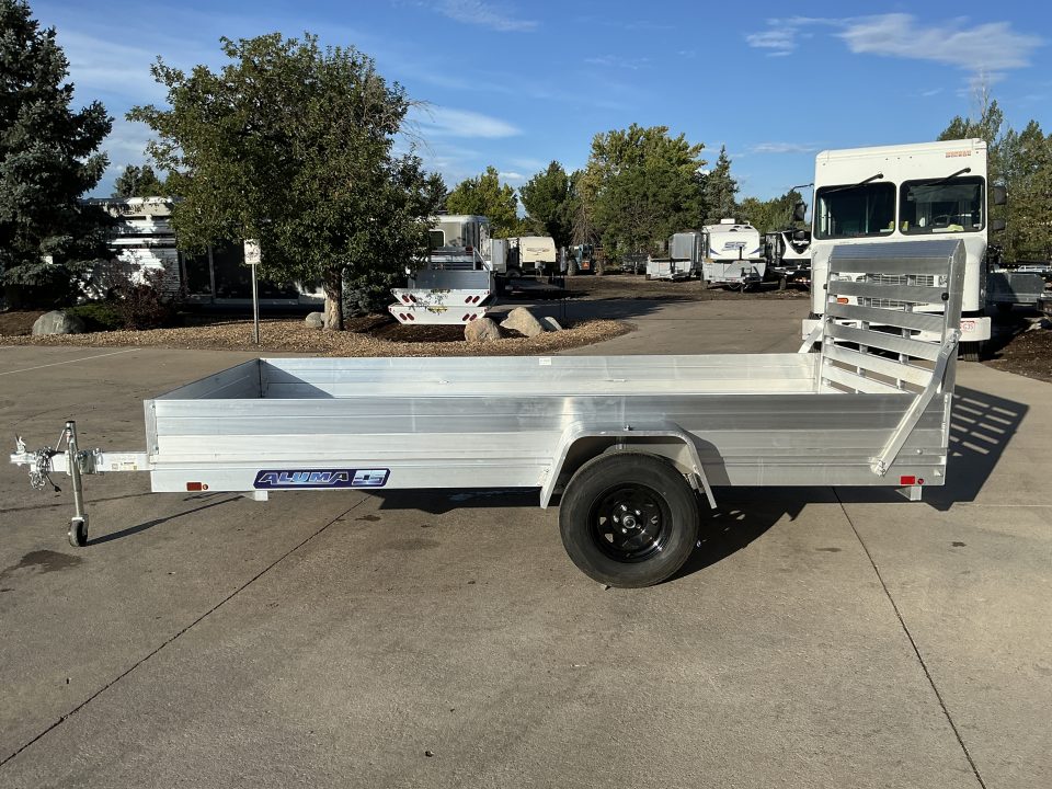 New 2027 Aluma 6812H-ESA-S-TG Utility Trailer