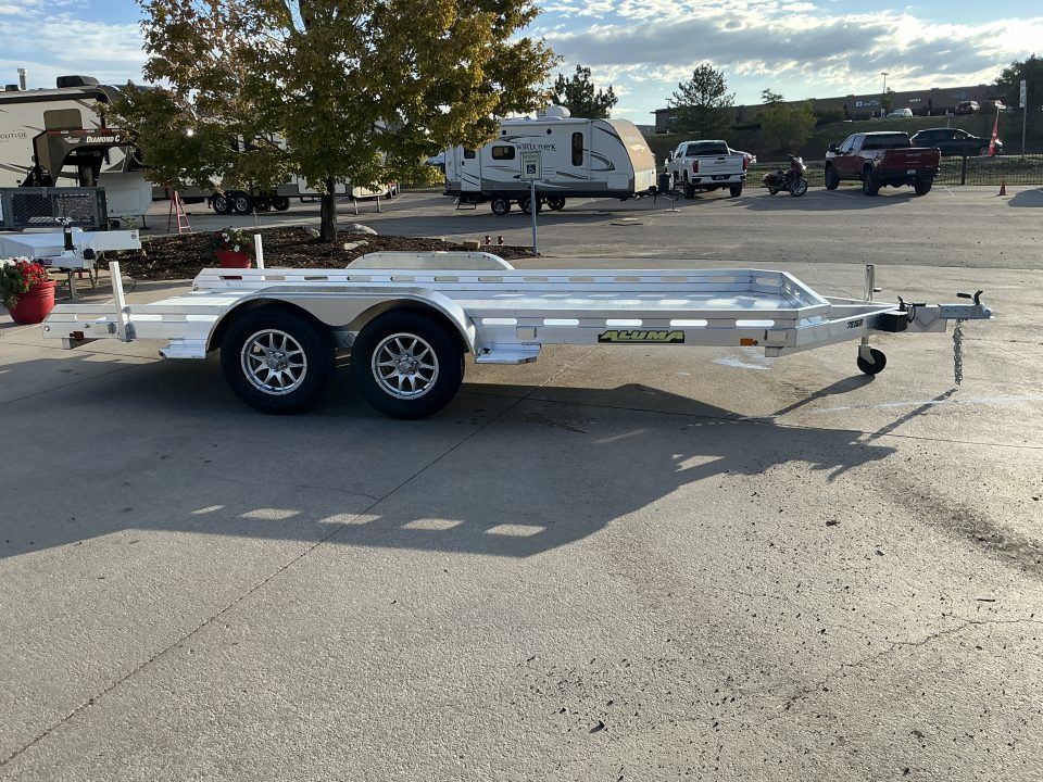 New 2027 Aluma 7816TA-EL-R-RTD Utility Trailer