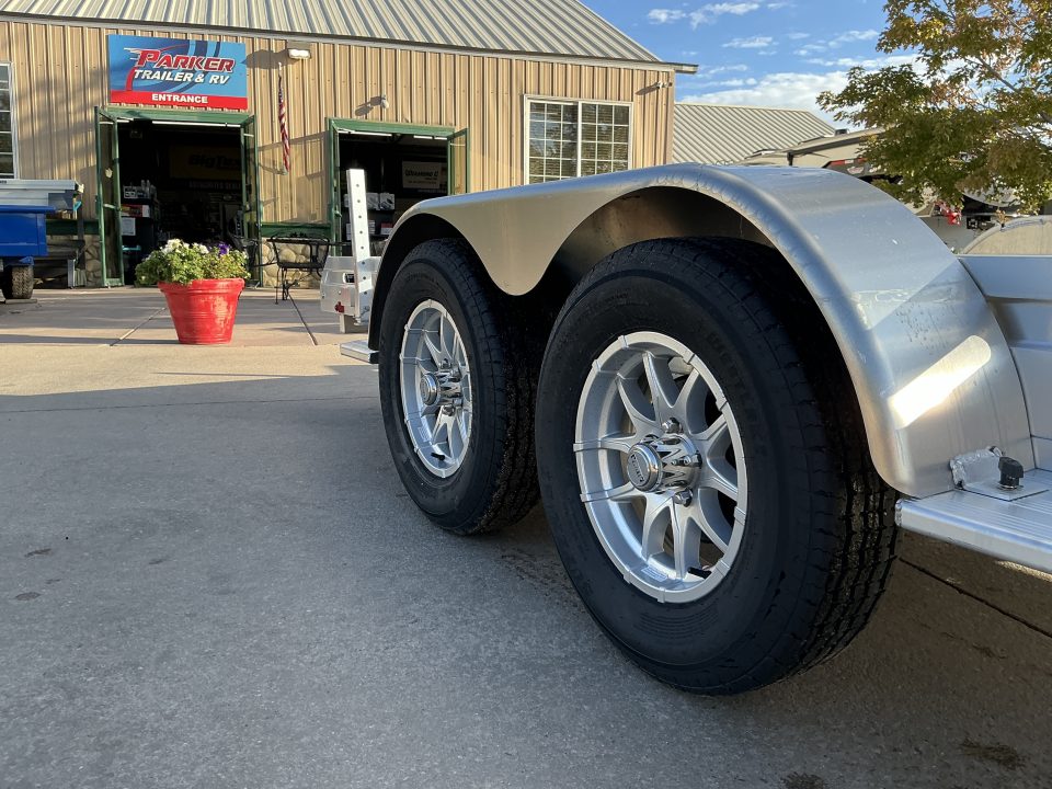 New 2027 Aluma 7816TA-EL-R-RTD Utility Trailer