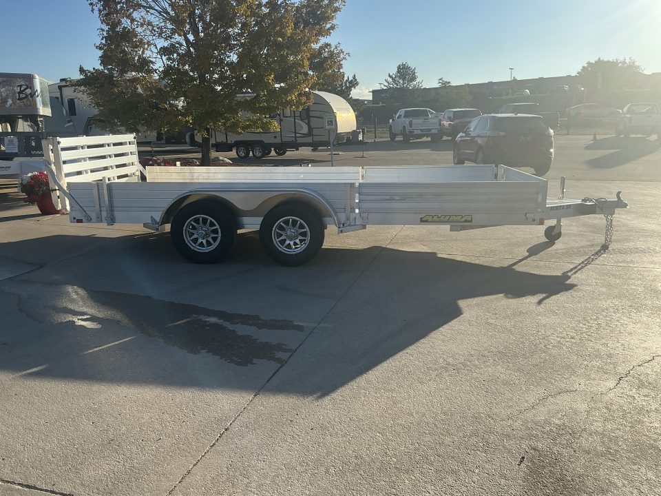 New 2027 Aluma 8116TA-EL-R-BT-SR Utility Trailer