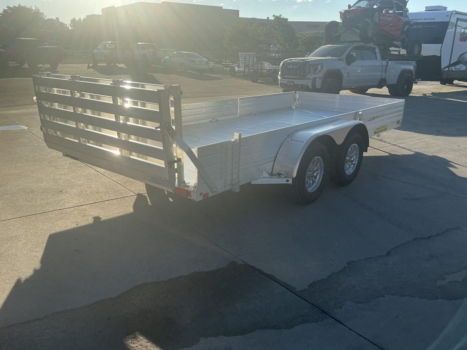 New 2027 Aluma 8116TA-EL-R-BT-SR Utility Trailer