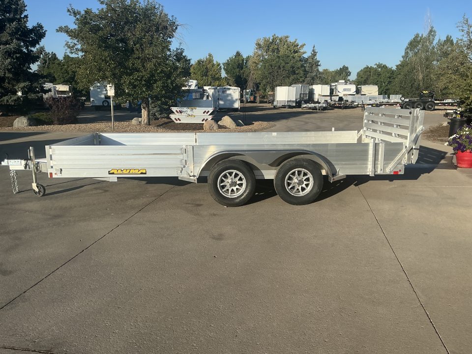 New 2027 Aluma 8116TA-EL-R-BT-SR Utility Trailer