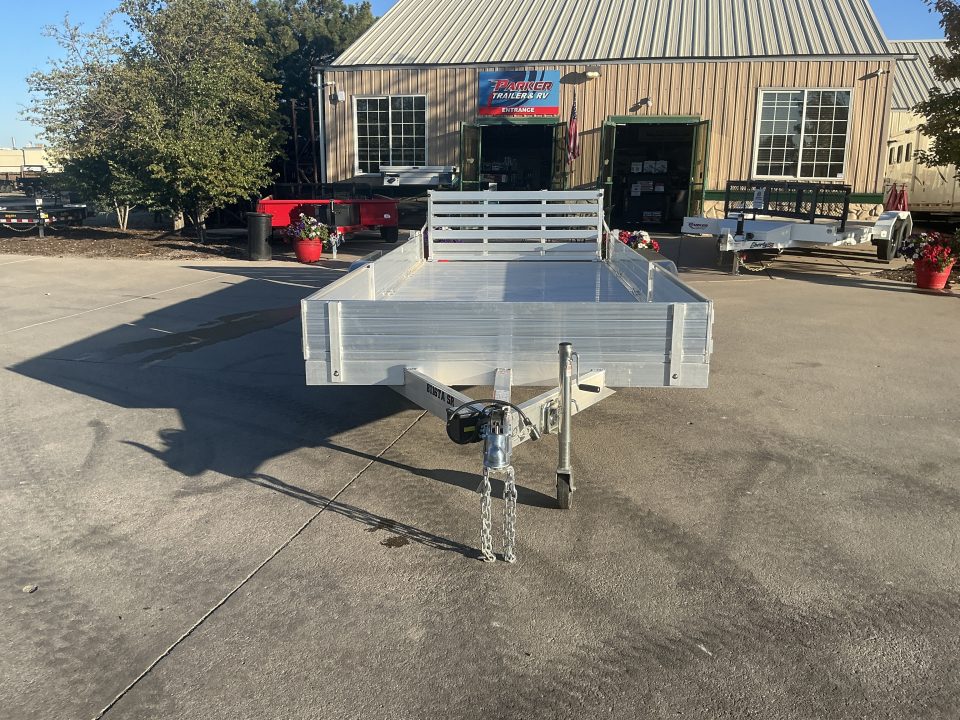 New 2027 Aluma 8116TA-EL-R-BT-SR Utility Trailer