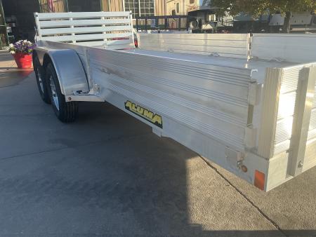 New 2027 Aluma 8116TA-EL-R-BT-SR Utility Trailer
