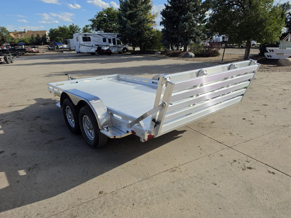 New 2027 Aluma 8012TA-EL-BT-RTD Utility Trailer