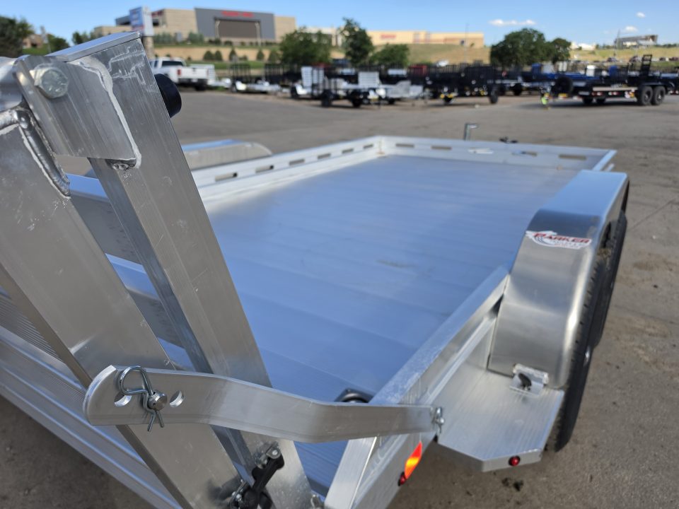 New 2027 Aluma 8012TA-EL-BT-RTD Utility Trailer