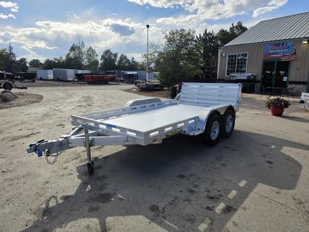 New 2027 Aluma 8012TA-EL-BT-RTD Utility Trailer