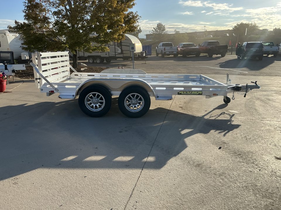 New 2027 Aluma 8012TA-EL-BT-RTD Utility Trailer