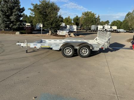New 2027 Aluma 8012TA-EL-BT-RTD Utility Trailer
