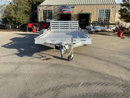 New 2027 Aluma 8012TA-EL-BT-RTD Utility Trailer