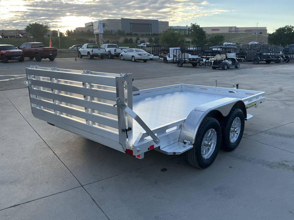 New 2027 Aluma 8012TA-EL-BT-RTD Utility Trailer