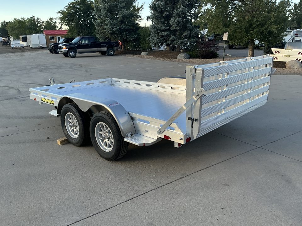 New 2027 Aluma 8012TA-EL-BT-RTD Utility Trailer