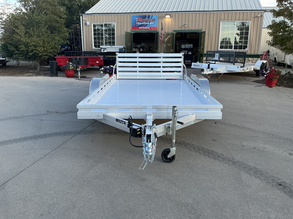 New 2027 Aluma 8012TA-EL-BT-RTD Utility Trailer