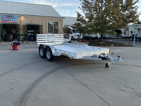 New 2027 Aluma 8012TA-EL-BT-RTD Utility Trailer