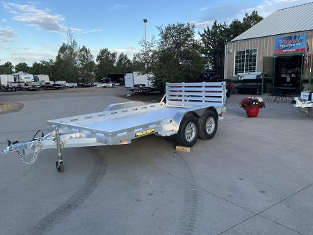 New 2027 Aluma 8012TA-EL-BT-RTD Utility Trailer