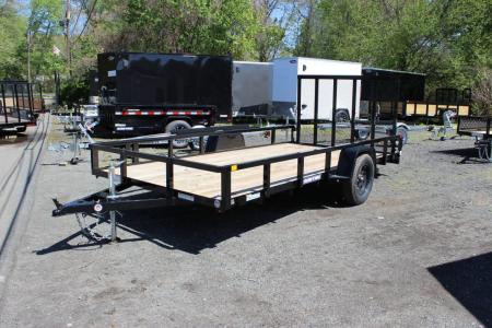 New 2027 Sure-Trac 7x14 SA Tube Top Utility Trailer