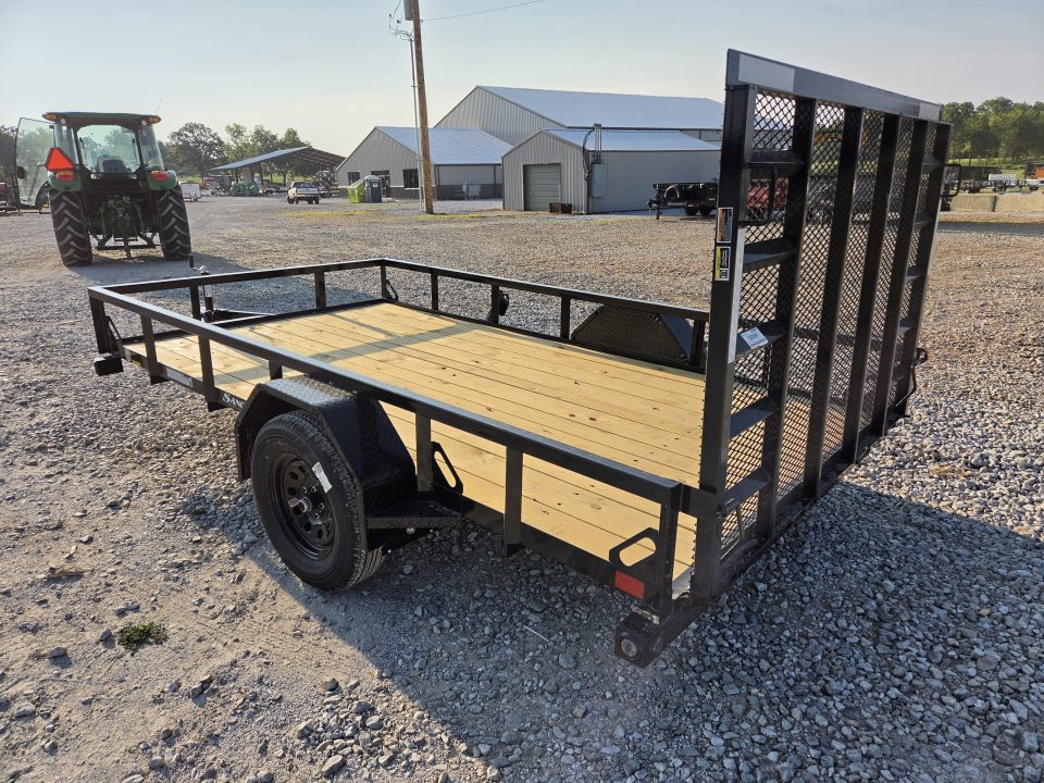 New 2027 Load Trail 77X12 SINGLE 3.5K TUBE TOP UTILITY W/4' SPRING GATE