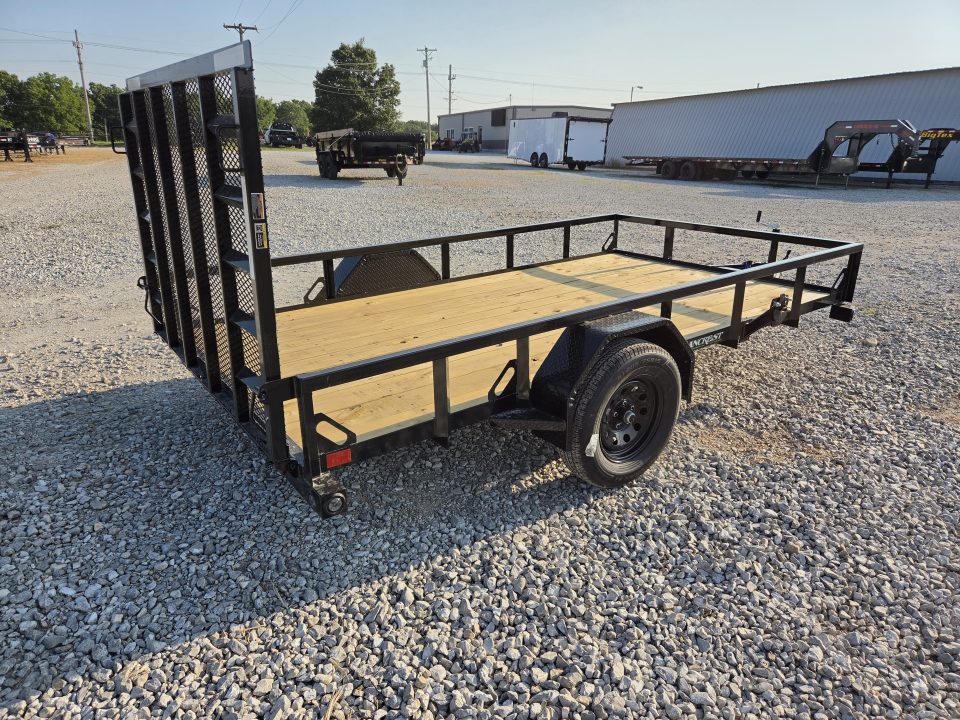 New 2027 Load Trail 77X12 SINGLE 3.5K TUBE TOP UTILITY W/4' SPRING GATE