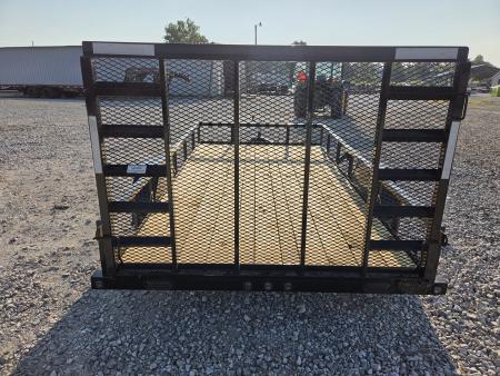 New 2027 Load Trail 77X12 SINGLE 3.5K TUBE TOP UTILITY W/4' SPRING GATE