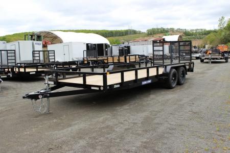 New 2027 Sure-Trac 7x20 Tube Top Utility Trailer