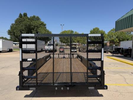 New #388956 2027 LOAD TRAIL UE 16 X 83 TANDEM AXLE UTILITY W/ RAMP GATE 7K