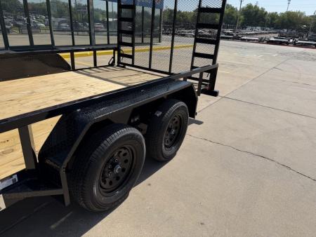 New #388956 2027 LOAD TRAIL UE 16 X 83 TANDEM AXLE UTILITY W/ RAMP GATE 7K
