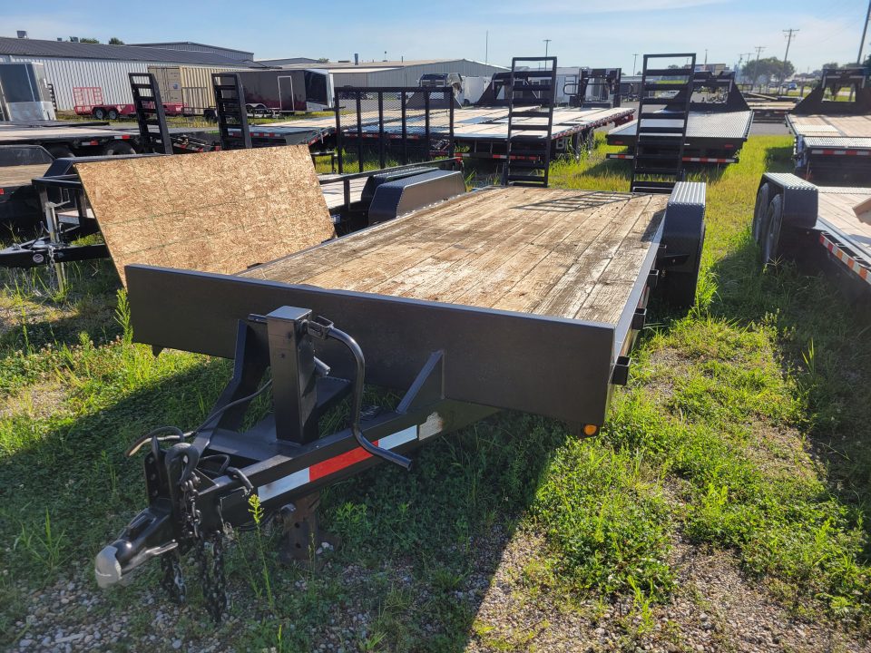 Used 2011 Rice Trailers 7x18+2 Equipment Trailer