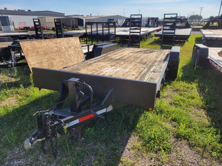 Used 2011 Rice Trailers 7x18+2 Equipment Trailer