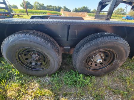 Used 2011 Rice Trailers 7x18+2 Equipment Trailer