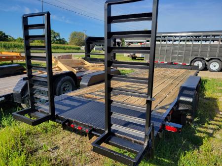 Used 2011 Rice Trailers 7x18+2 Equipment Trailer