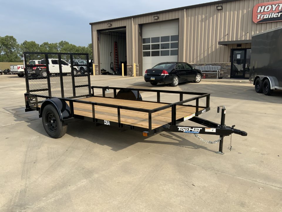 New 2027 Top Hat 77 x 12 DSA Utility Trailer