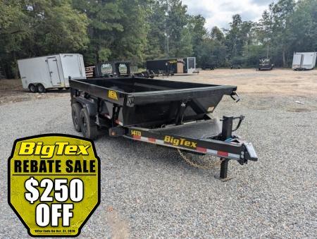 New 2027 Big Tex Trailers 7x14 TD Heavy Duty 14K Telescopic Dump w/ Slide-In Ramps Dump Trailer