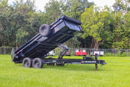 Used 2023 7X16 PJ Dump Trailer