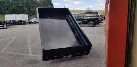 New 4.5 x 8 Sure-Trac Single Ram Utility Dump Trailer 3k