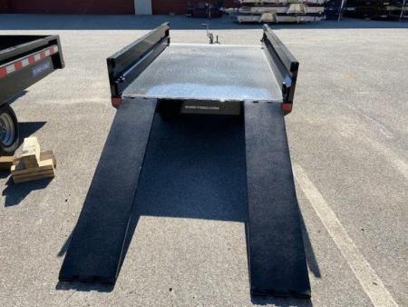 New 4.5 x 8 Sure-Trac Single Ram Utility Dump Trailer 3k
