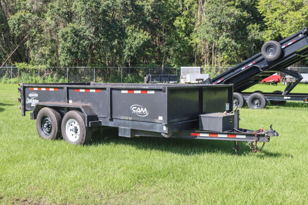 Used 2018 7X14 Cam Superline Dump Trailer