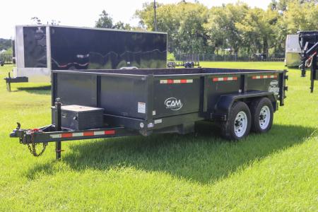 Used 2018 7X14 Cam Superline Dump Trailer
