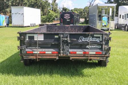 Used 2018 7X14 Cam Superline Dump Trailer