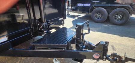 New 82in x 16 Sure-Trac Telescopic 4ft High Side Dump Trailer 14k