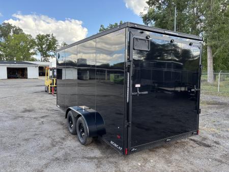 New 2027 Haul About Trailers 7x16 7000 GVWR 83" Interior Height Blackout Pckg Cargo / Enclosed Trailer