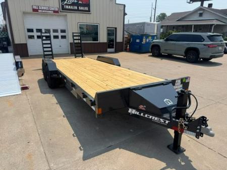 New 2027 Hillcrest Trailers 83x20+2 14K Stand Up Ramps Equipment Trailer